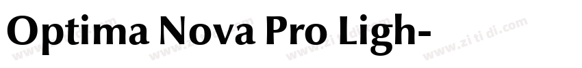 Optima Nova Pro Ligh字体转换